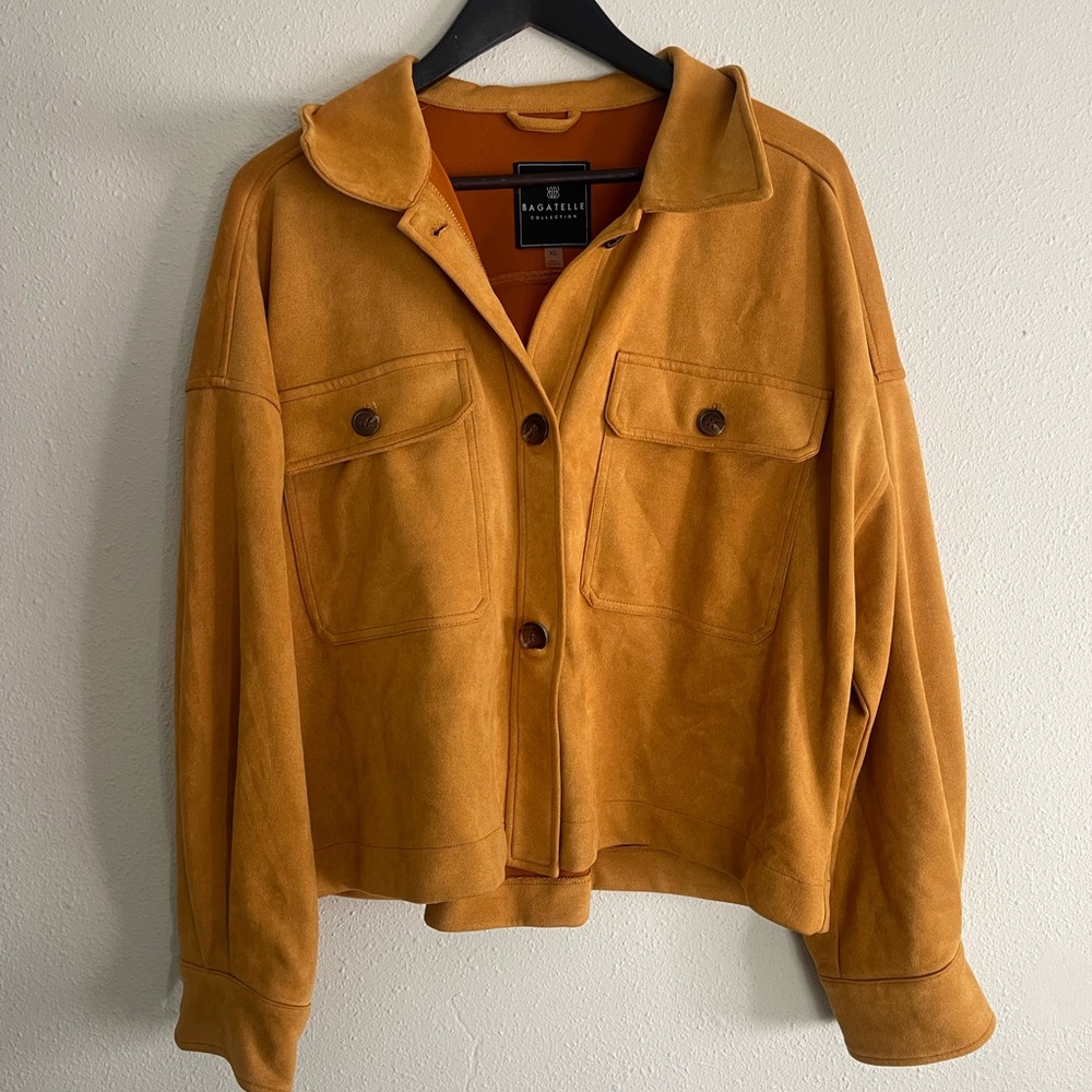 Bagatelle Women's Suede Jacket - Camel
